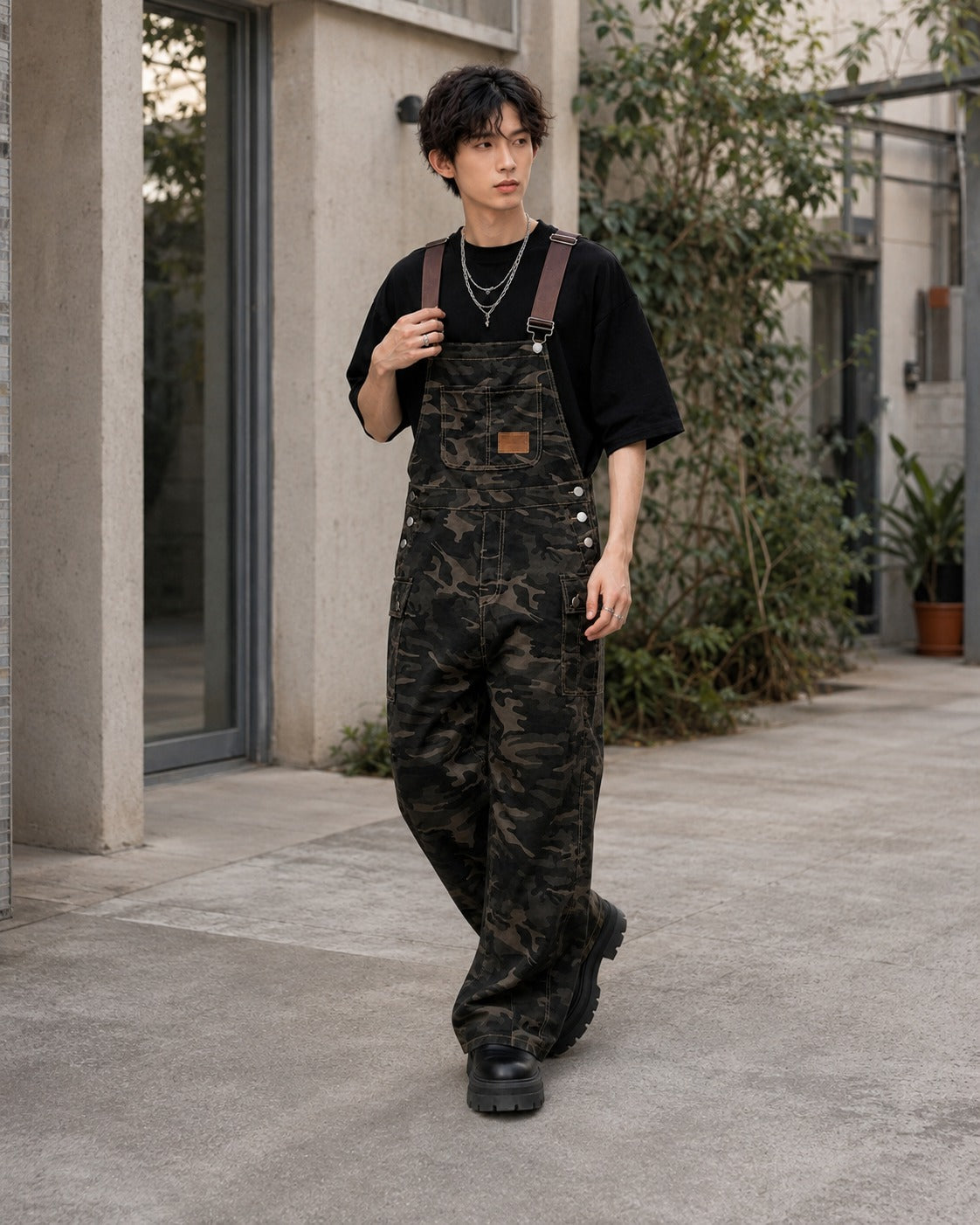 Salopette Camouflage Style Américain