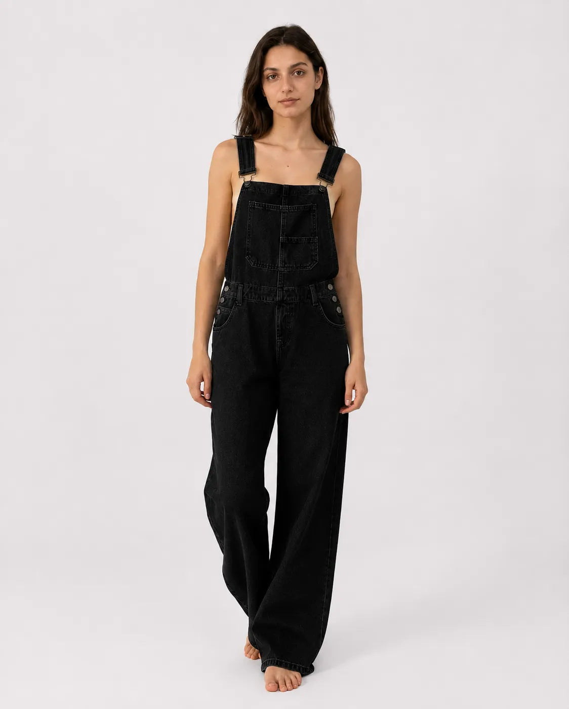 Salopette Décontractée Denim Ample