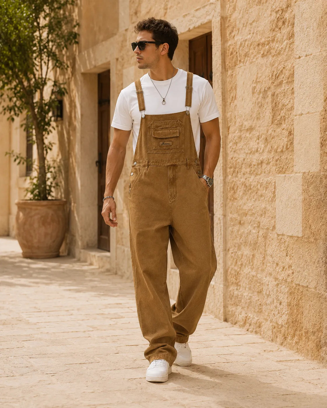 Salopette Streetwear Coupe Loose