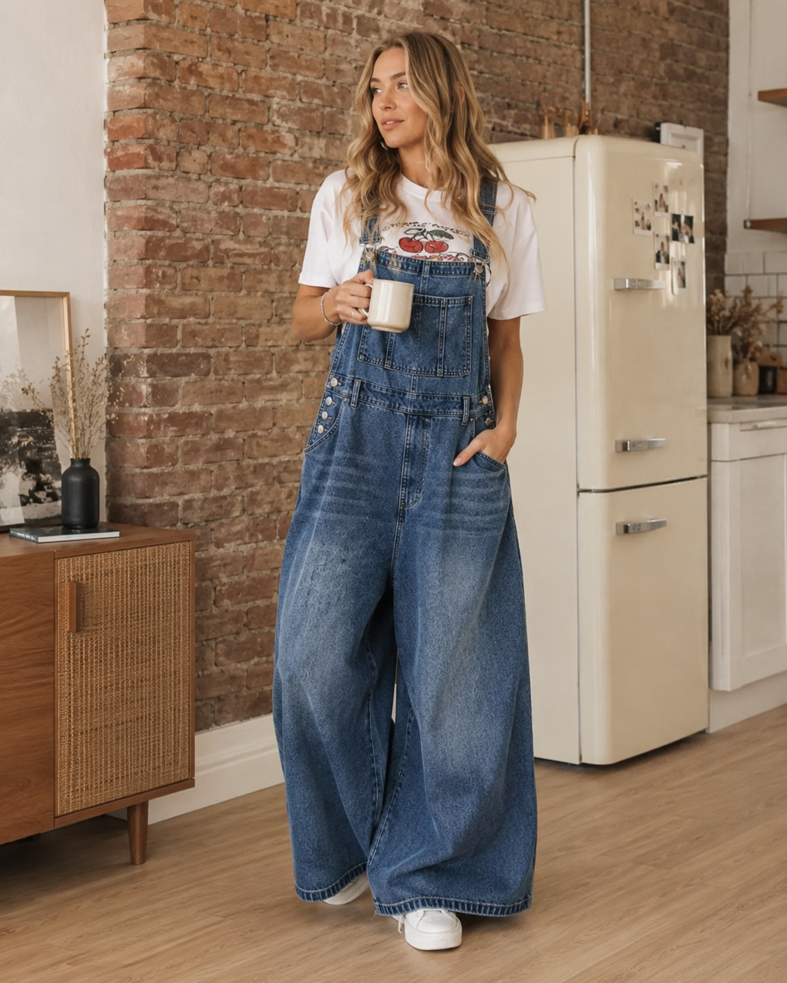 Salopette Denim Coupe Loose