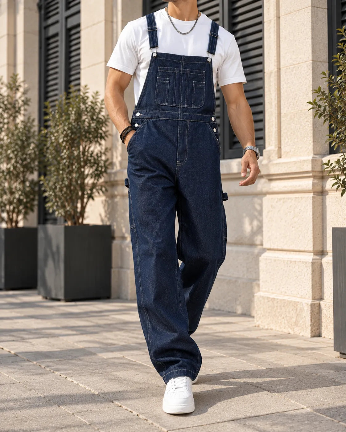Salopette Denim Grande Taille Homme