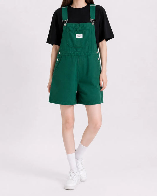Salopette Verte Short Cargo