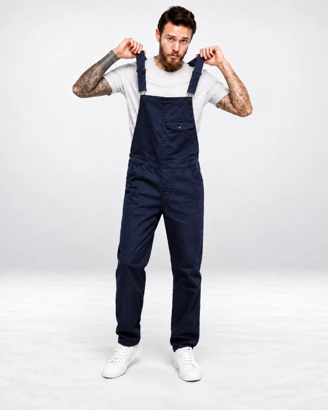 Salopette jean streetwear homme