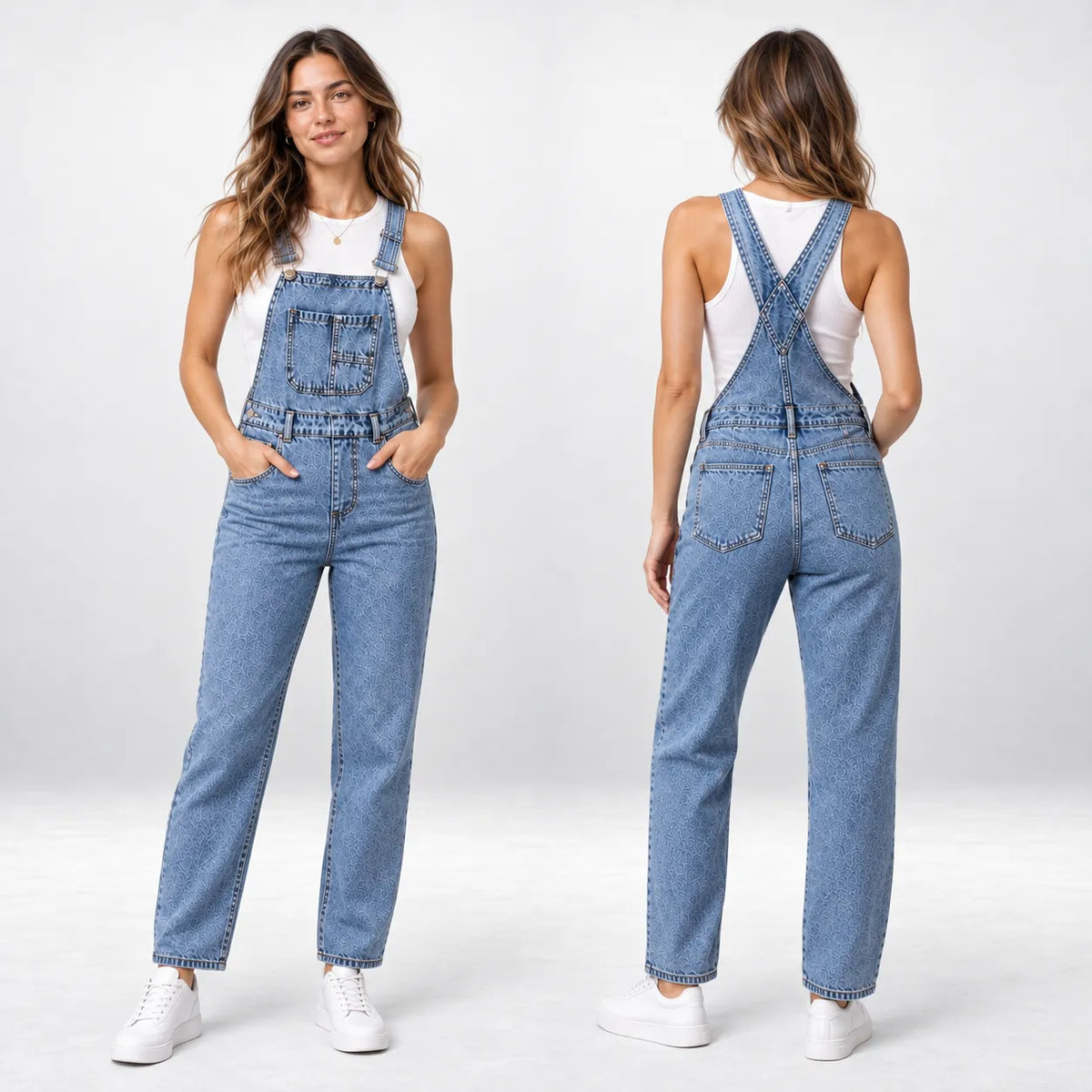 Salopette Bleu Clair Vintage