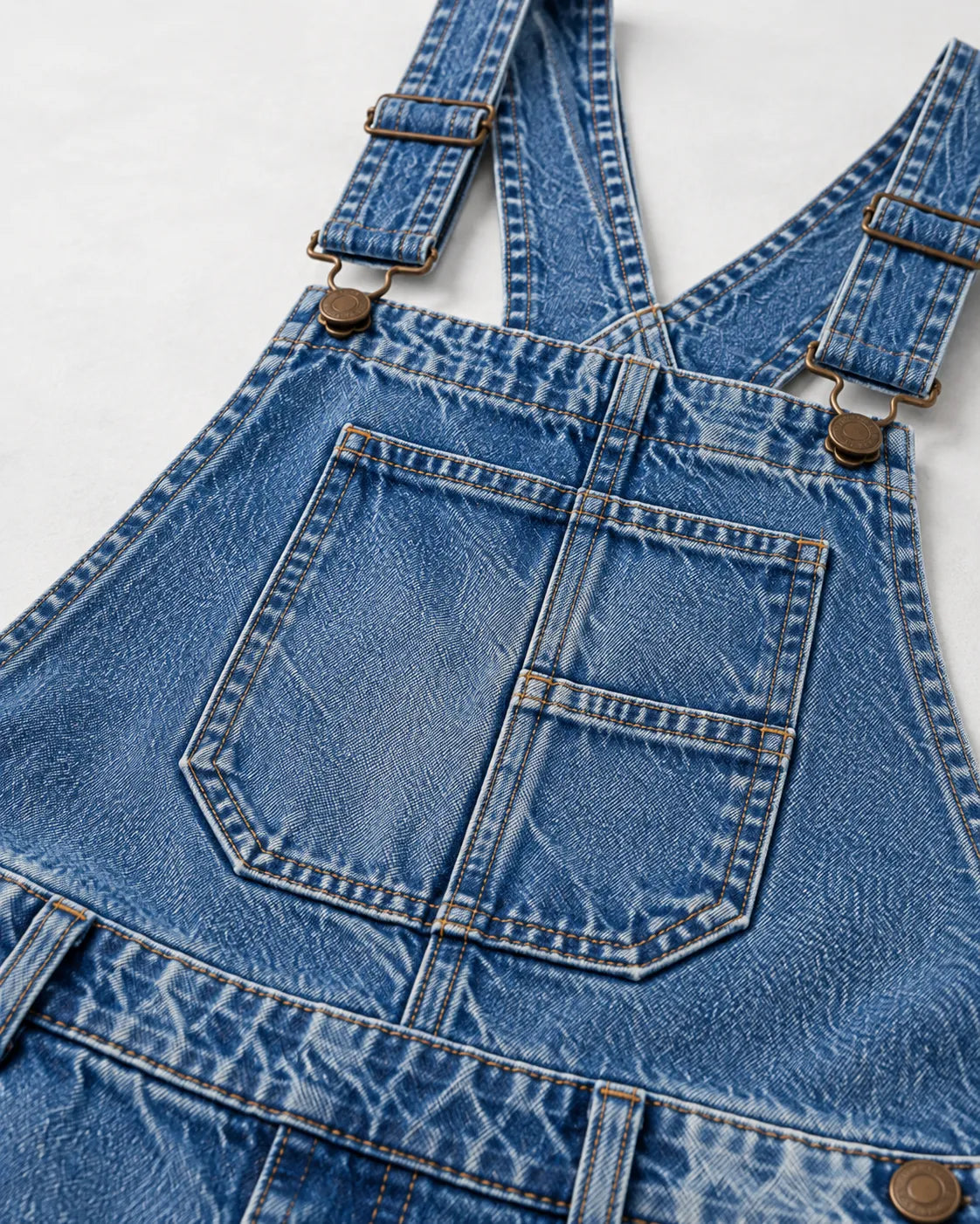 Salopette Streetwear Effet Destroy Coupe Loose