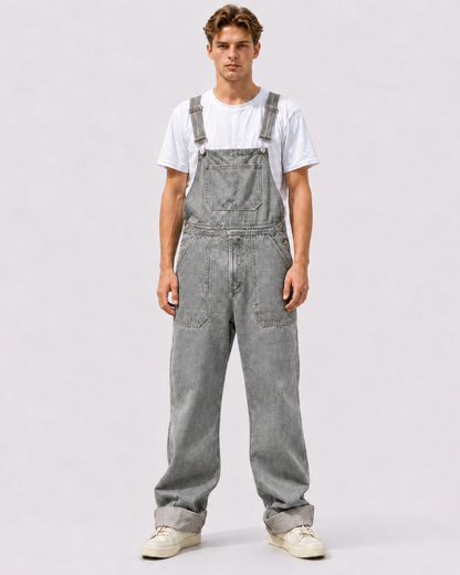 Salopette Denim Large Vintage Homme