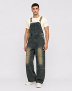Salopette Denim Délavée Vintage Homme