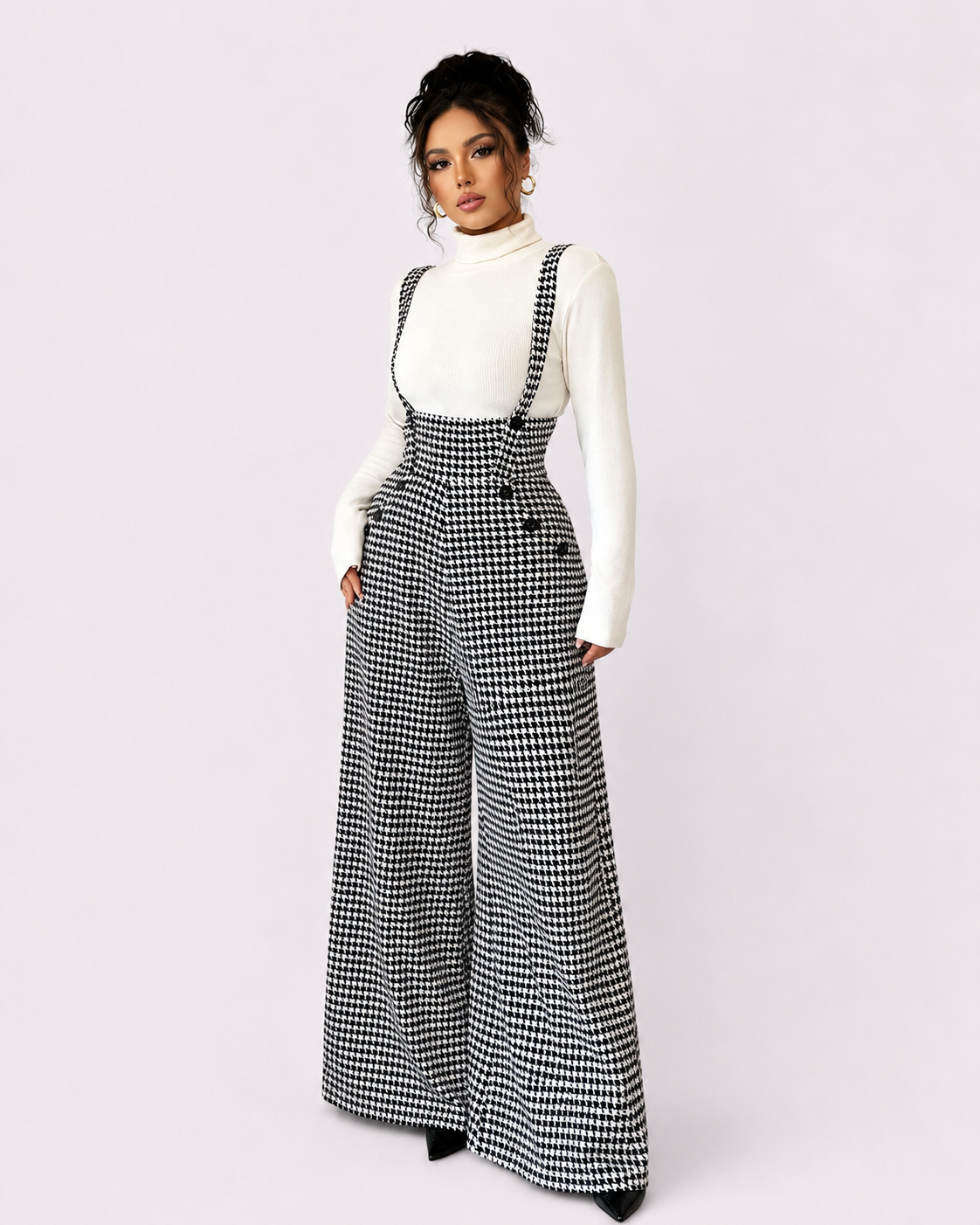 Salopette Wide Leg Patchwork