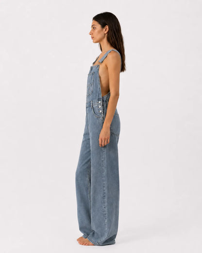 Salopette Décontractée Denim Ample