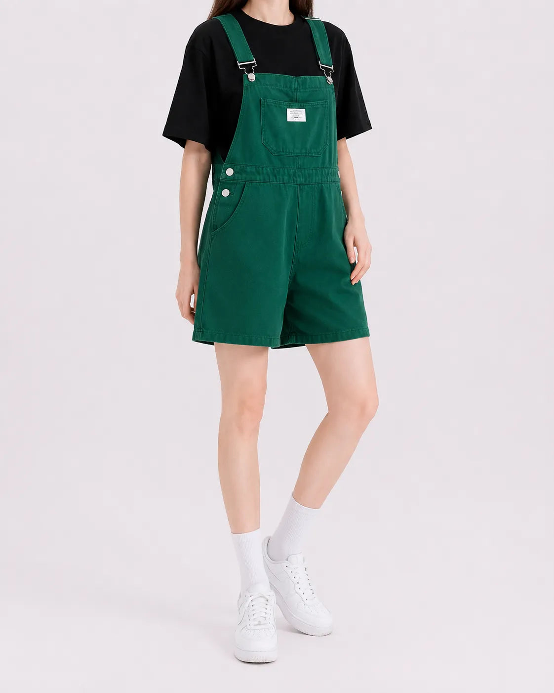 Salopette Verte Short Cargo