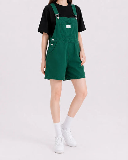 Salopette Verte Short Cargo