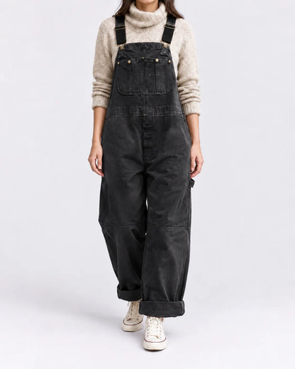 Salopette Ample Taille Haute Femme