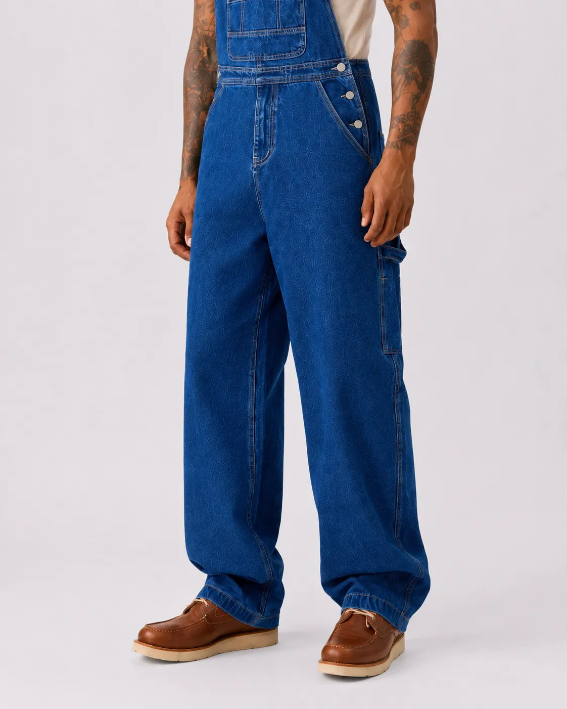 Salopette Denim Vintage Droite Homme