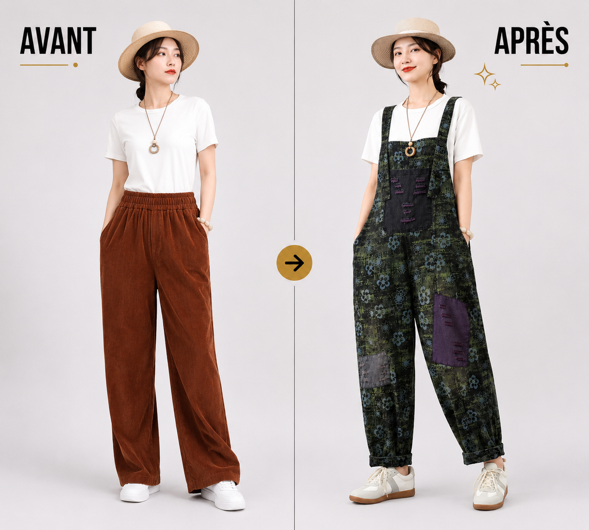 L’imprimé loose sur denim