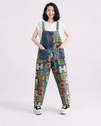 Salopette Jean Cargo Coupe Loose D'été