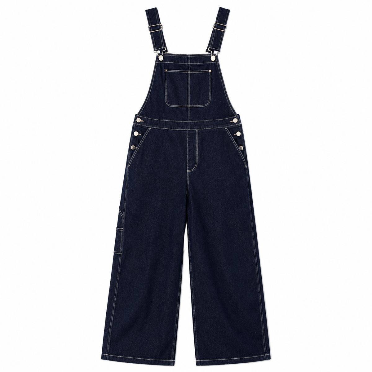 Salopette Casual en Denim Utilitaire