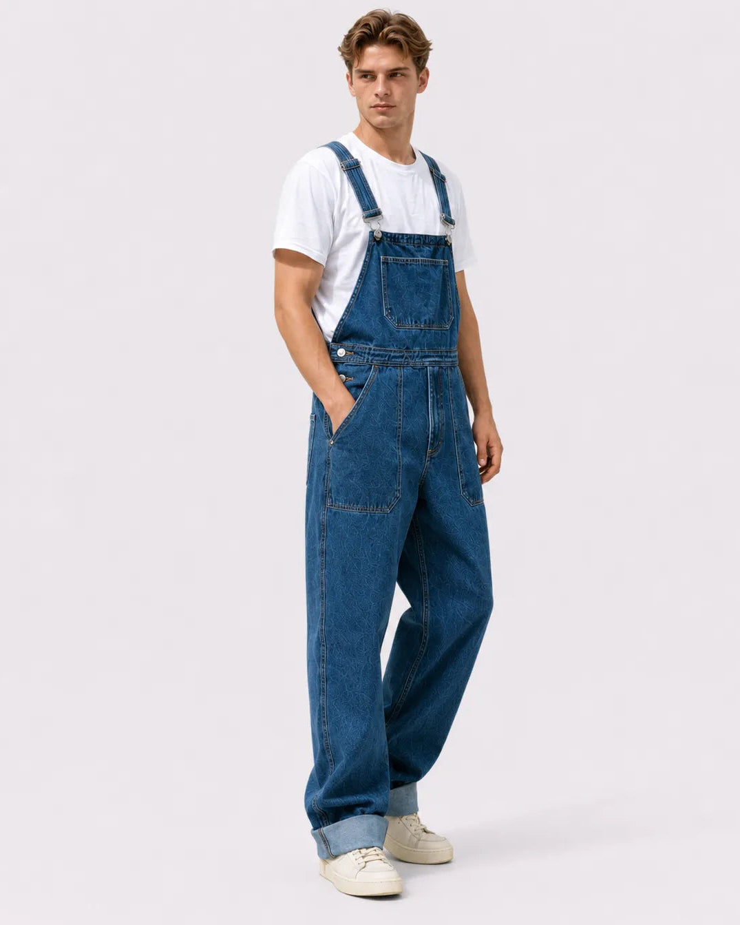 Salopette Denim Large Vintage Homme