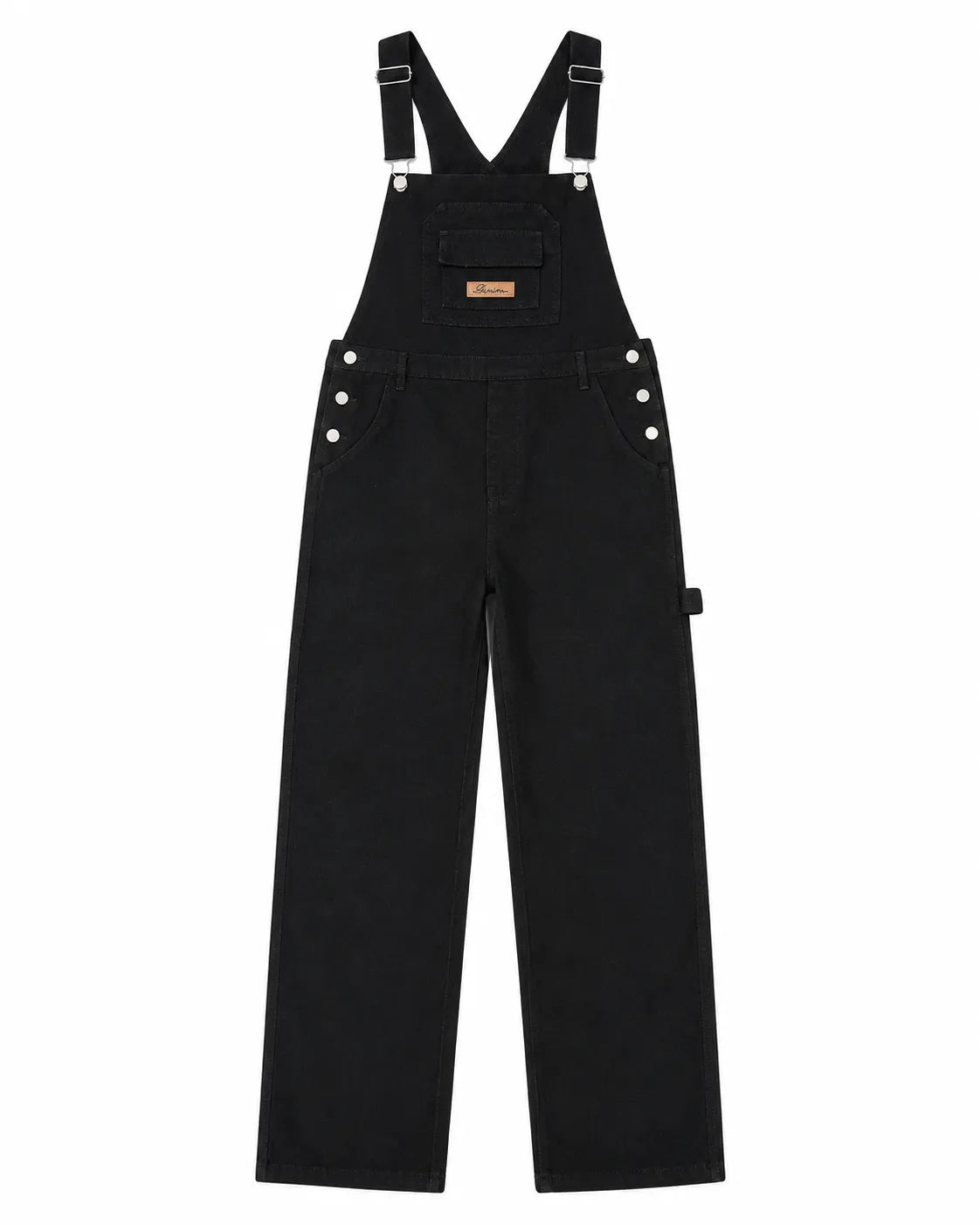 Salopette Rétro en Jean Noir