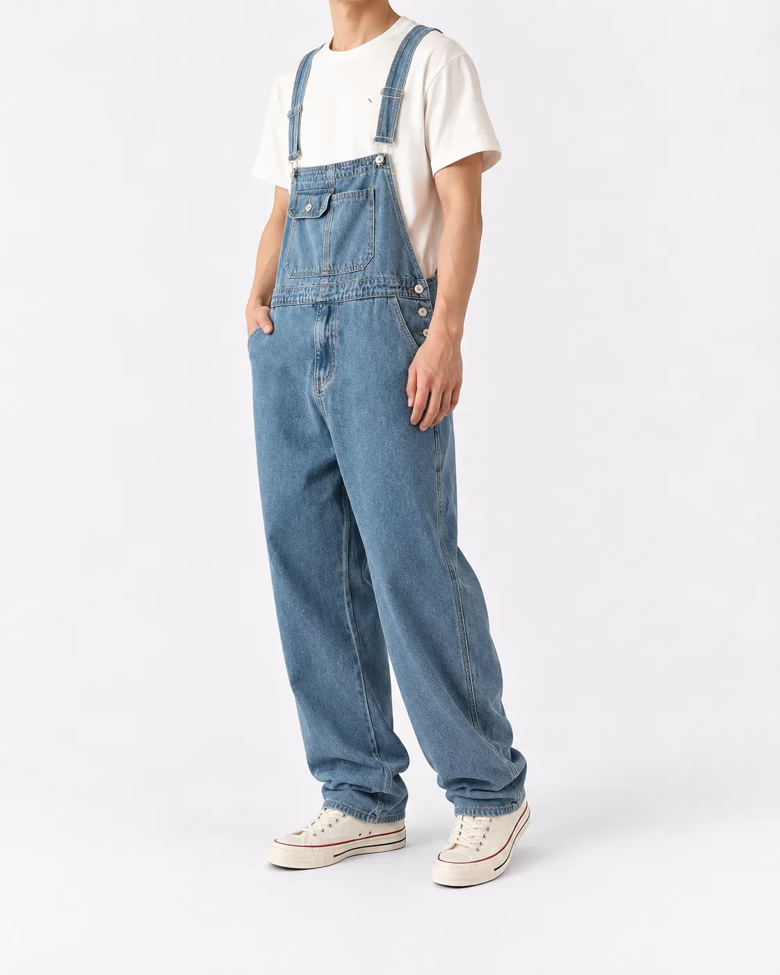Salopette Denim Utilitaire Homme
