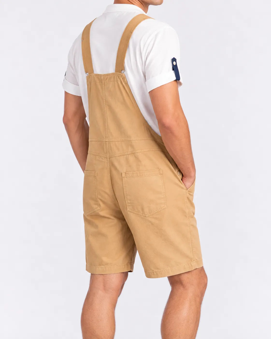 Salopette short en jean esprit rétro