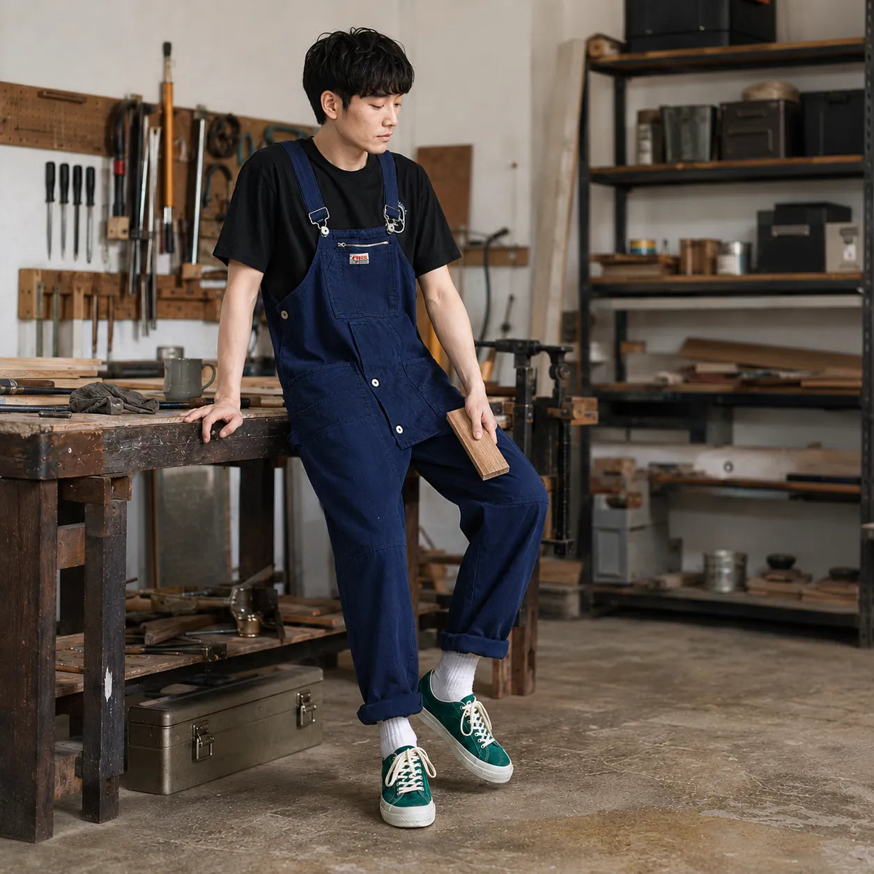 Le workwear réinterprété en version courte