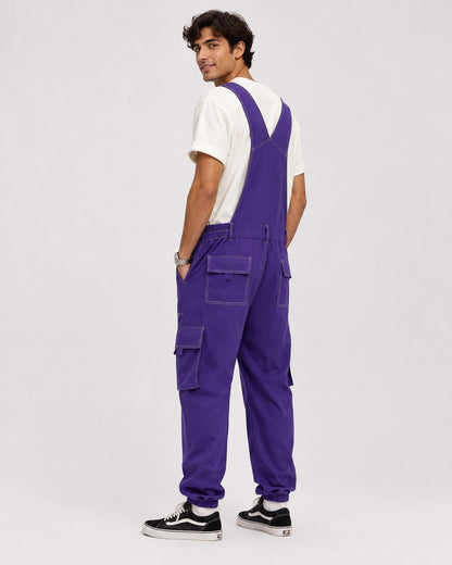 Salopette Cargo Violette Utilitaire
