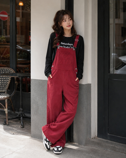 Salopette Denim Loose Casual