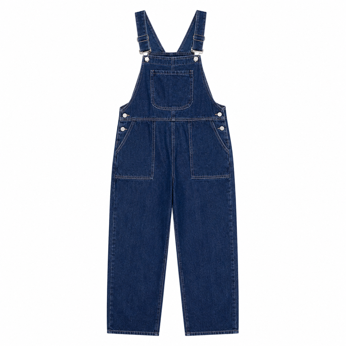 Salopette Denim Cropped Ample