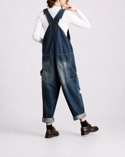 Salopette Streetwear avec Détails Ripped