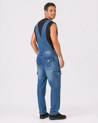 Salopette Denim Cargo Multipoches