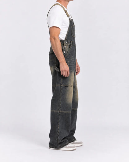 Salopette Denim Multipoches Vintage Homme
