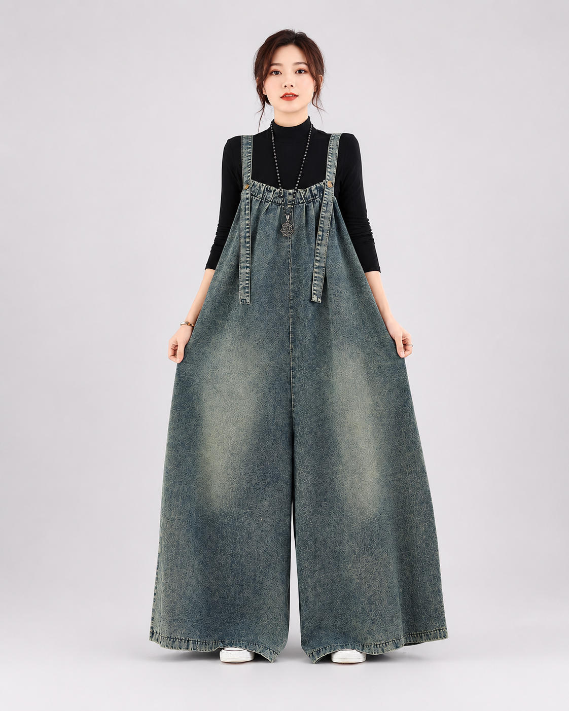 Salopette Jean Large Casual