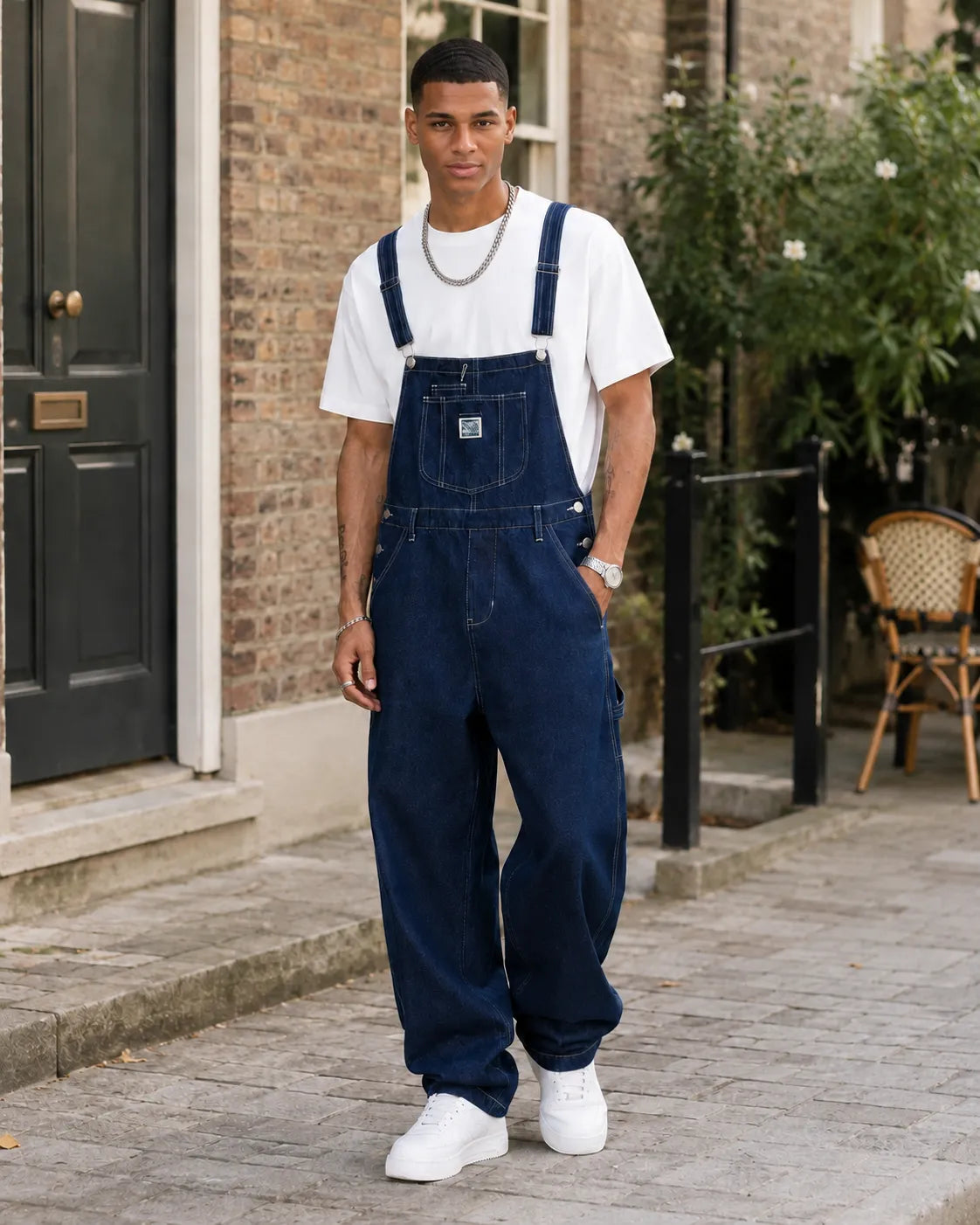 Salopette en Jean Style Homme Moderne