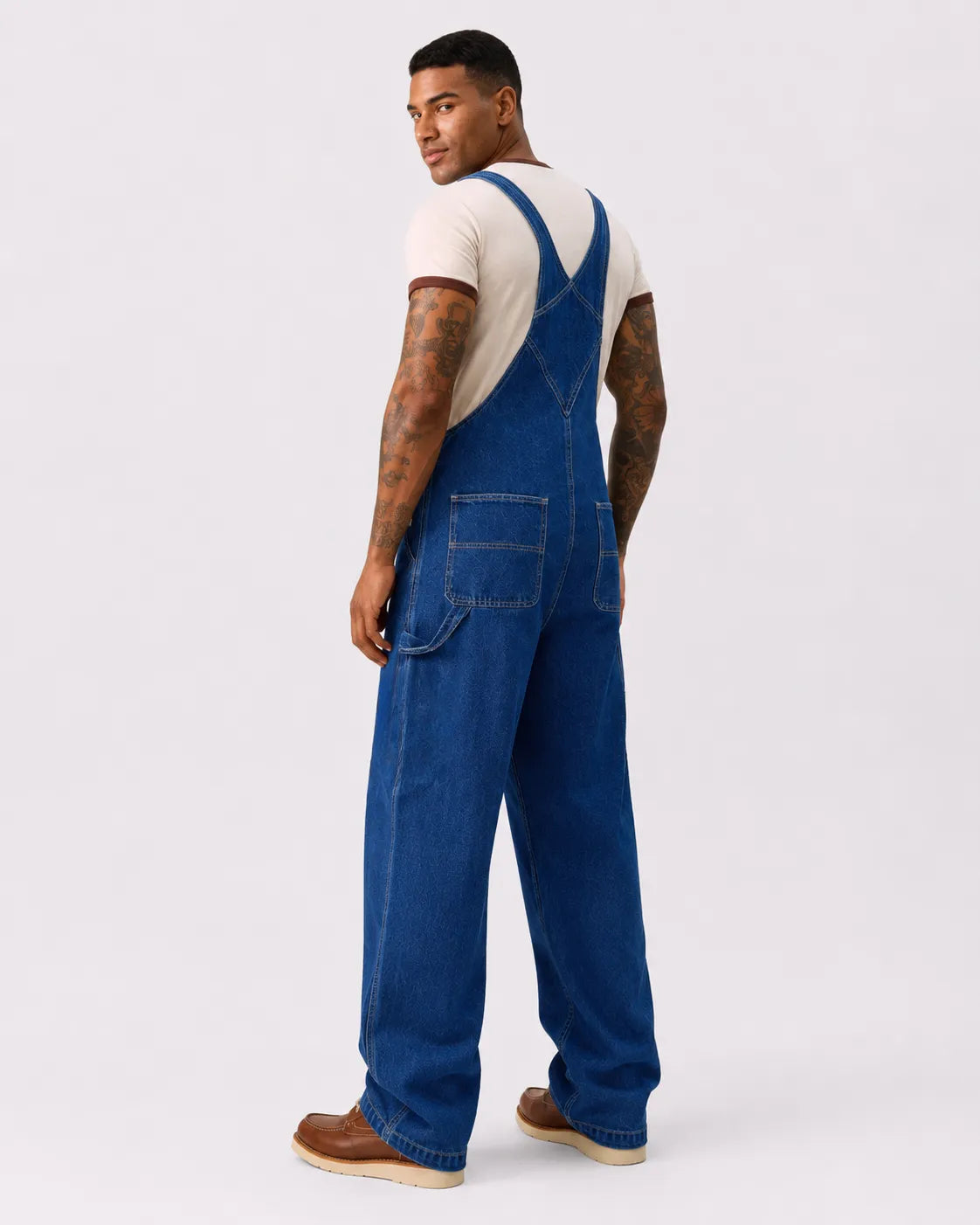 Salopette Denim Vintage Droite Homme