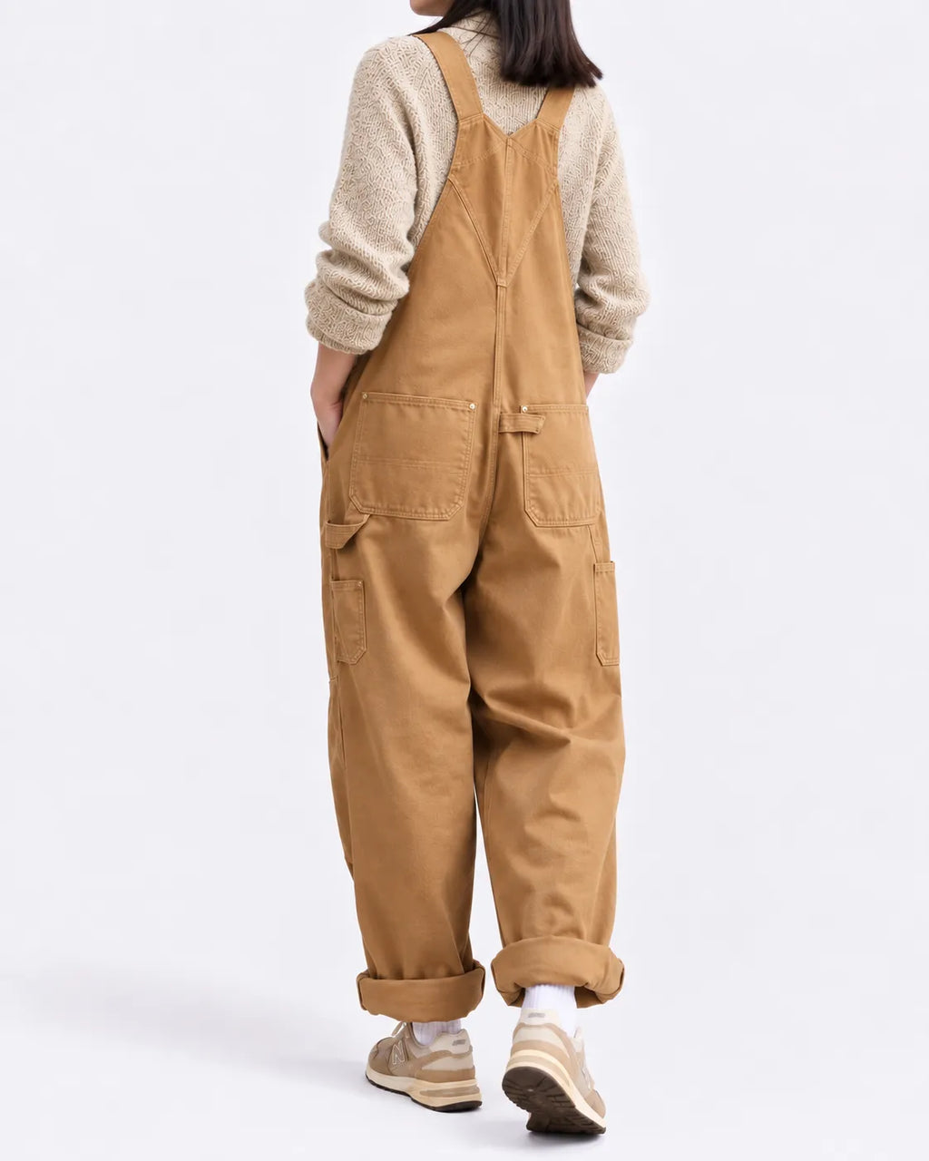 Salopette Ample Taille Haute Femme