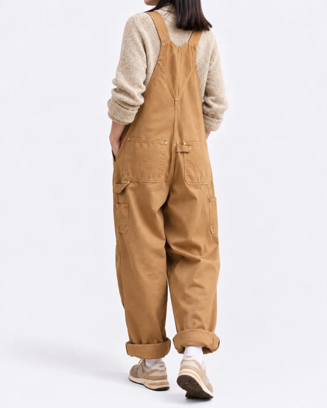 Salopette Ample Taille Haute Femme