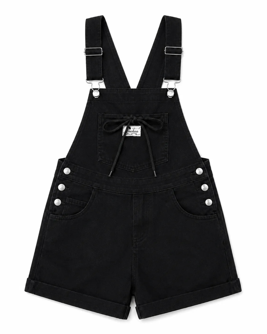 Salopette Short Denim Taille Haute
