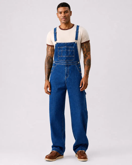 Salopette Denim Vintage Droite Homme