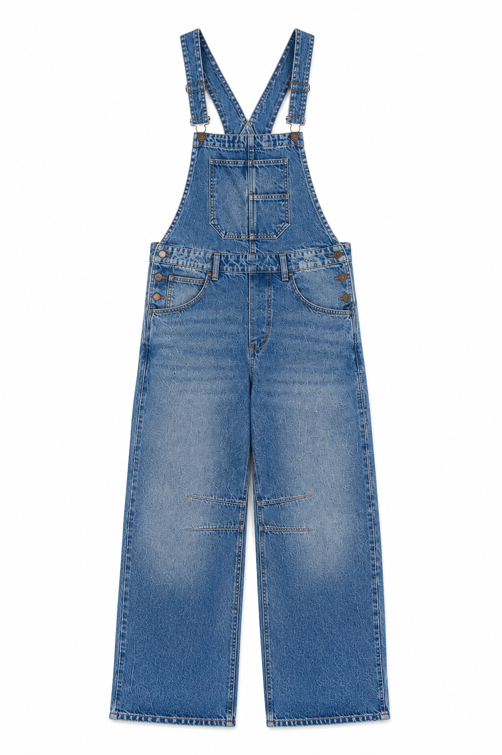Salopette Streetwear Effet Destroy Coupe Loose
