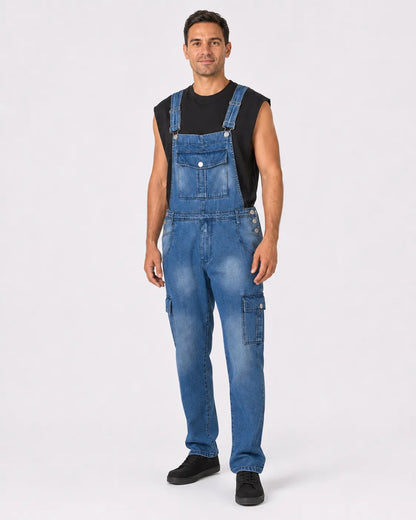 Salopette Denim Cargo Multipoches