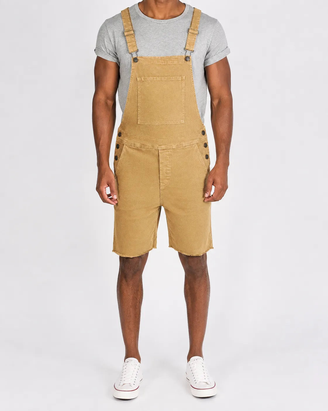 Salopette Short Denim Déchirée Homme