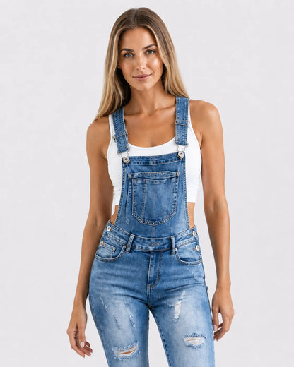 Salopette Jean Moderne Déchirée
