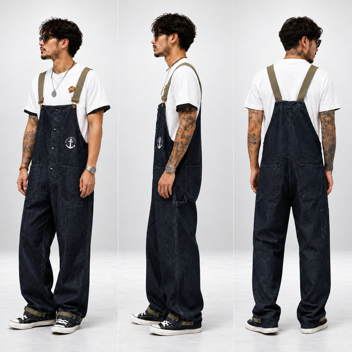 Salopette Denim Pont Militaire