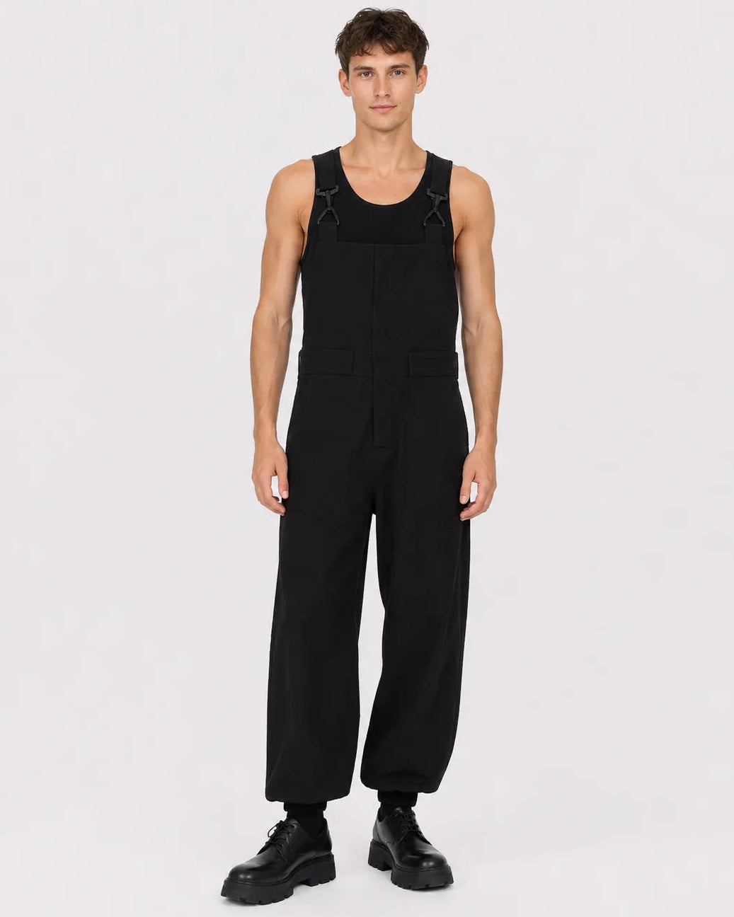 Salopette Streetwear Elastique Noir
