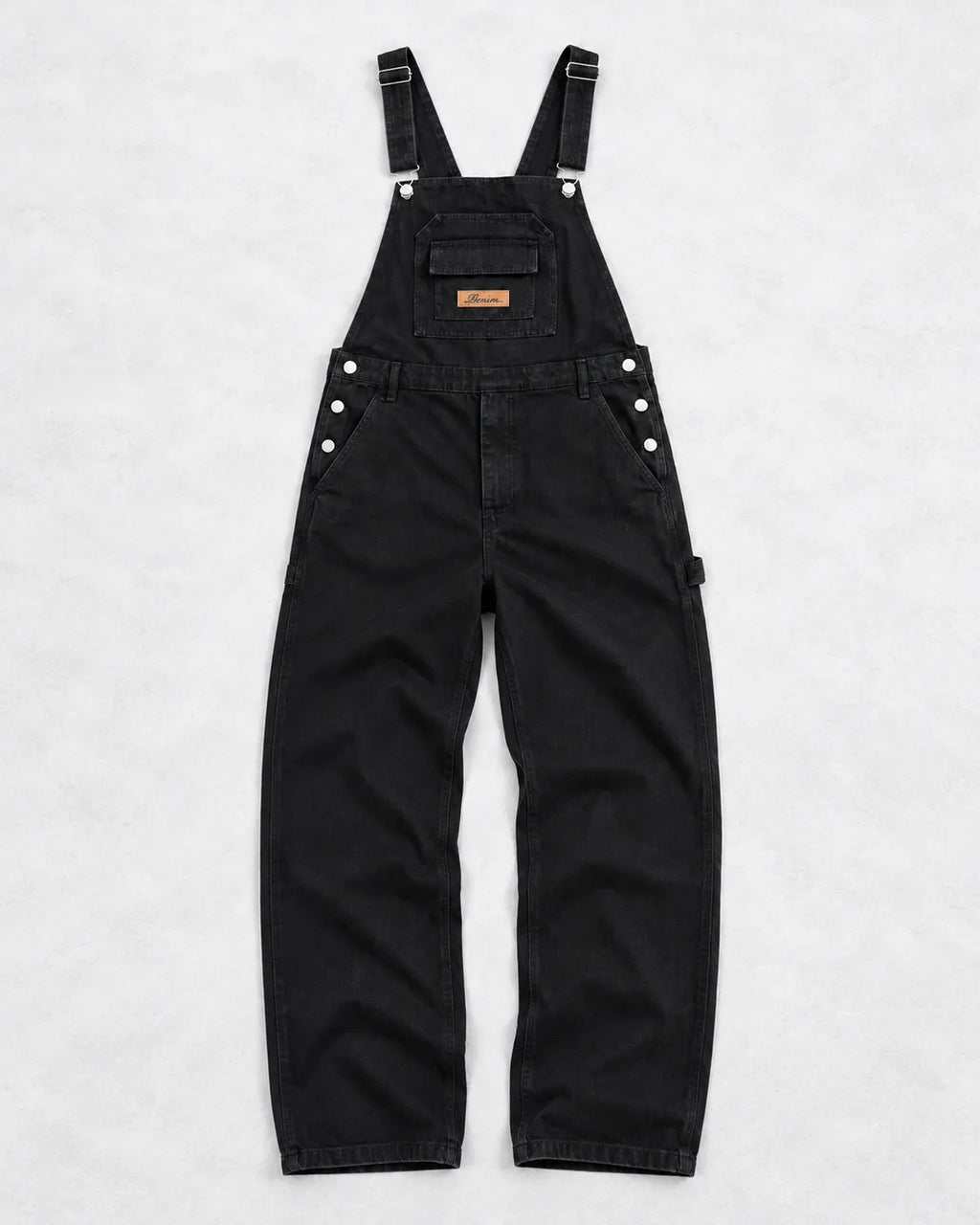 Salopette Rétro en Jean Noir