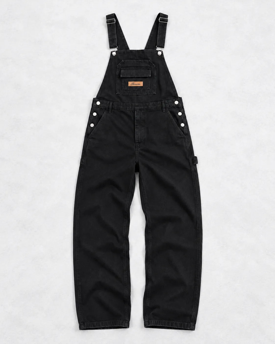 Salopette Rétro en Jean Noir