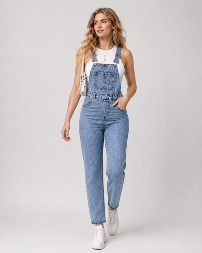 Salopette Bleu Clair Vintage