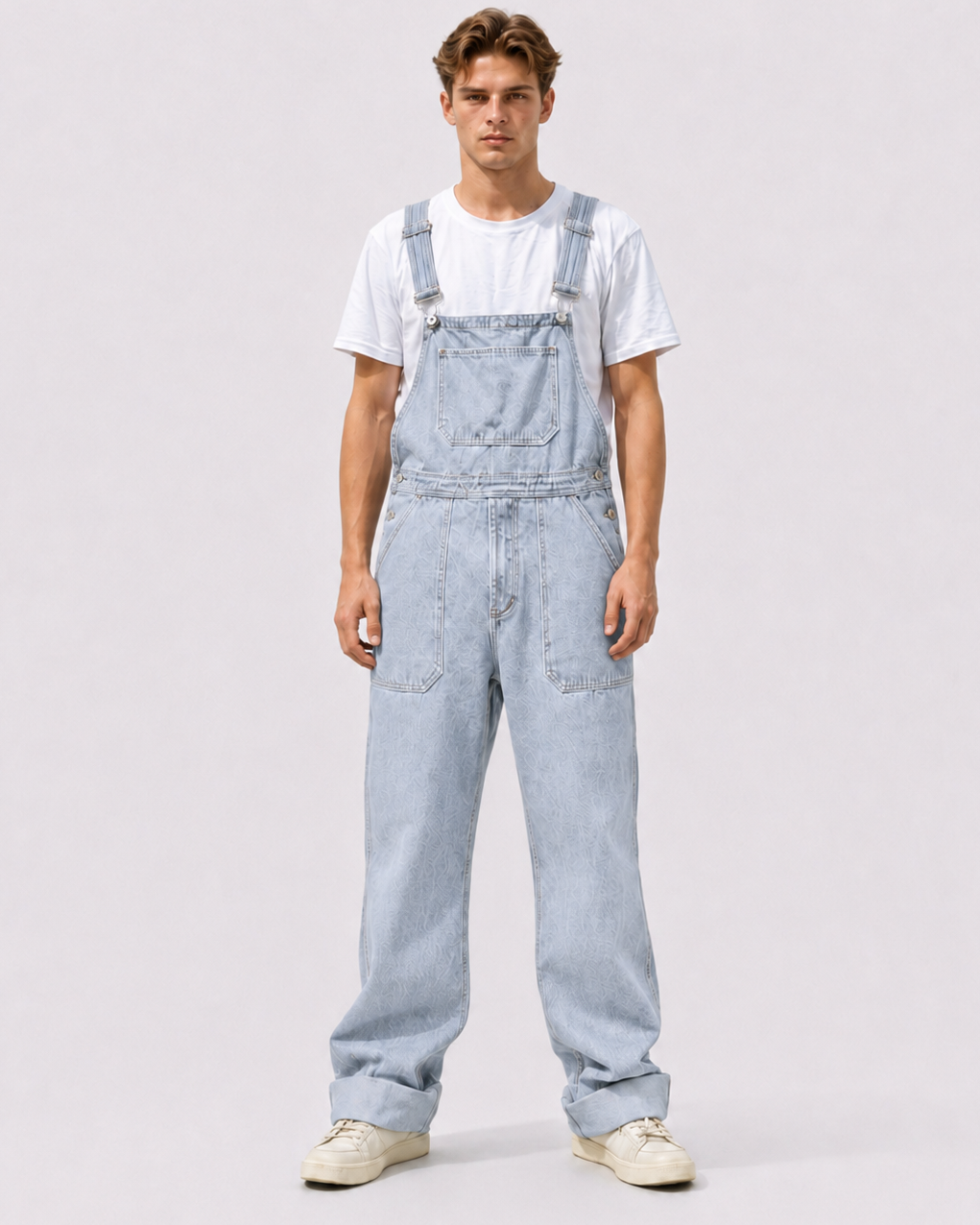 Salopette Denim Large Vintage Homme