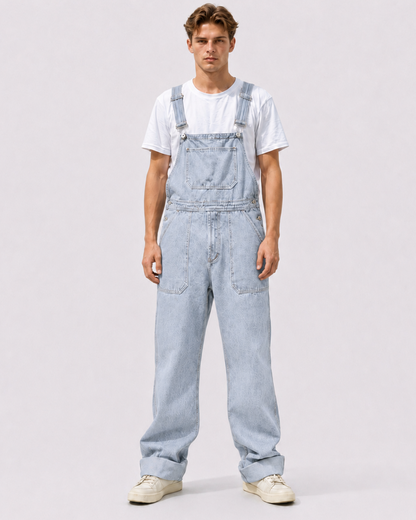 Salopette Denim Large Vintage Homme