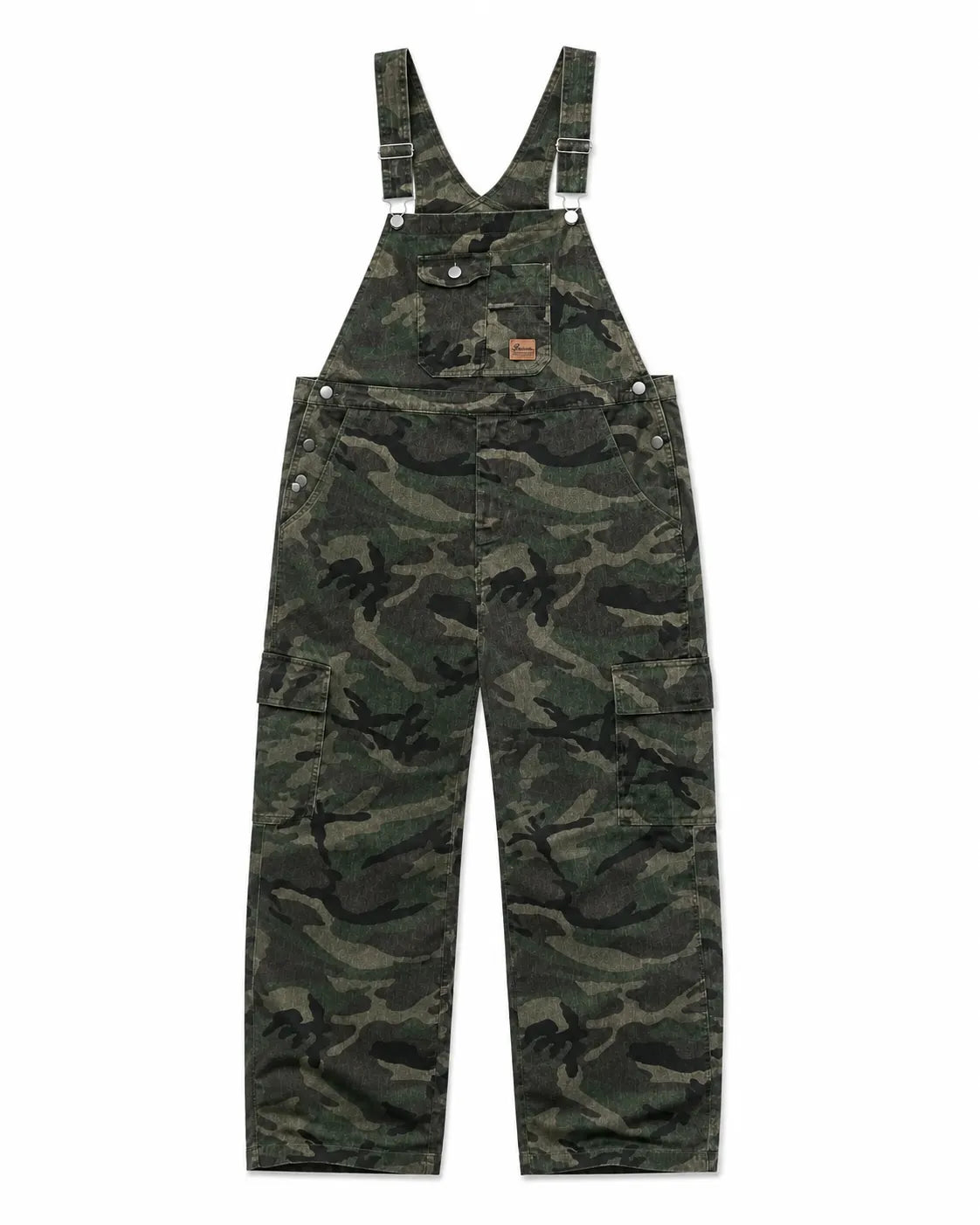 Salopette Jean Camouflage Coupe Ajustée